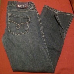 Roxy Jean's boot leg, nice fit. Juniors size 5